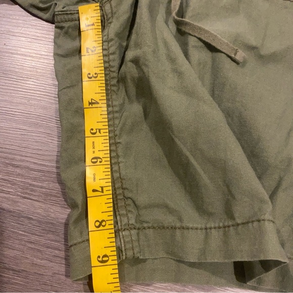 Faded Glory Women’s Cargo Shorts Olive‎ Green Size 18 Linen Cotton - Picture 8 of 8